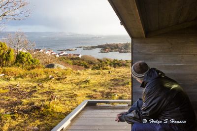 I le for en regnbyge.
Keywords: Havblikk