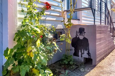 Streetart.
Keywords: Flekkefjord_by