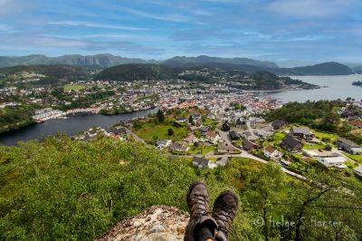 Utsikten ved Skredderhytta er upåklagelig.
Keywords: Flekkefjord_by