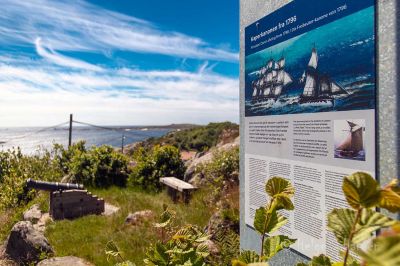 Kaperkanonen på Støa.
Keywords: Loshavn